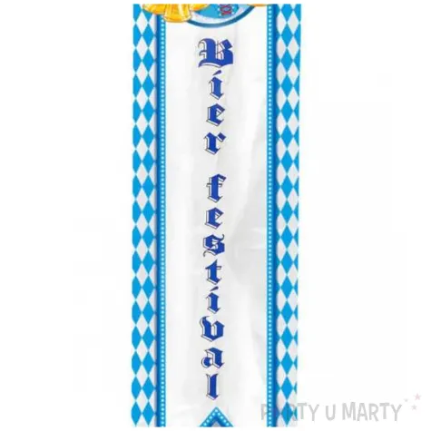 baner oktoberfest bier festival folat 180x40 cm