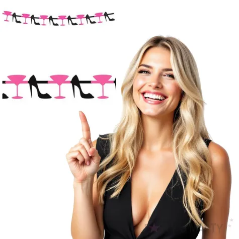 baner pantofelek i martini brokatowe rozowy godan 167 cm