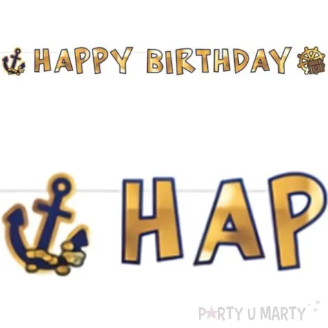 baner piraci happy birthday amscan 180 cm