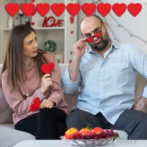 baner serca classic czerwony 2 2 m