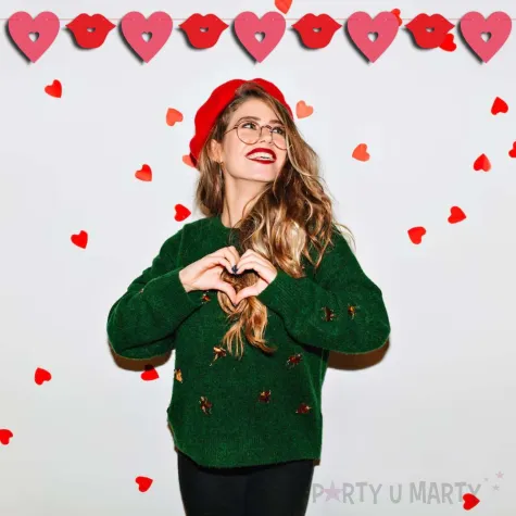 baner serca i usta czerwono rozowy 2 2 m