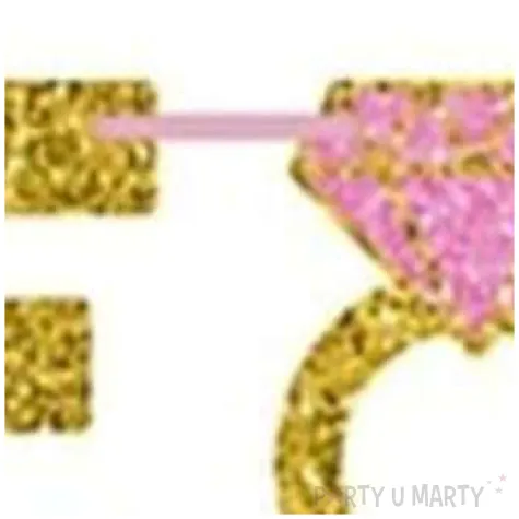 baner she said yes zloty brokat amscan 365 cm