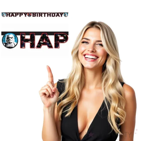 baner star wars happy birthday procos 160 cm