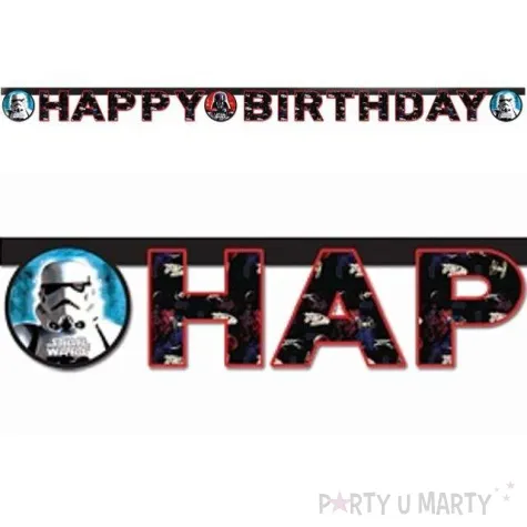 baner star wars happy birthday procos 160 cm