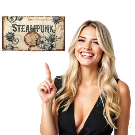 baner steampunkowa flaga boland 150 cm
