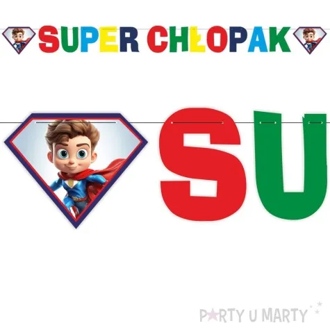 baner super chlopak bohater mix kolor 2 5 m
