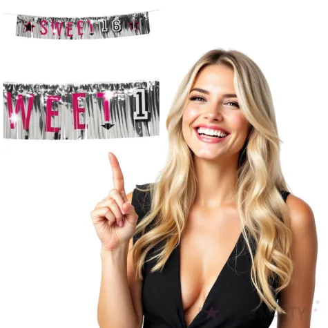 baner sweet 16 urodziny boland 150 cm