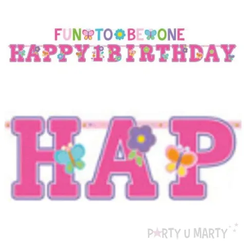 baner sweet birthday girl amscan 320 cm 2 szt