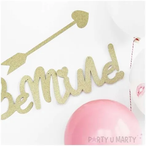 baner sweet love be mine partydeco 90 cm