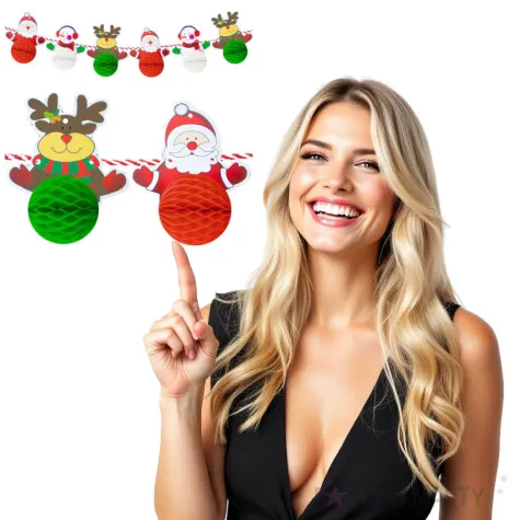 baner swiateczne honeycomby partypal 300 cm