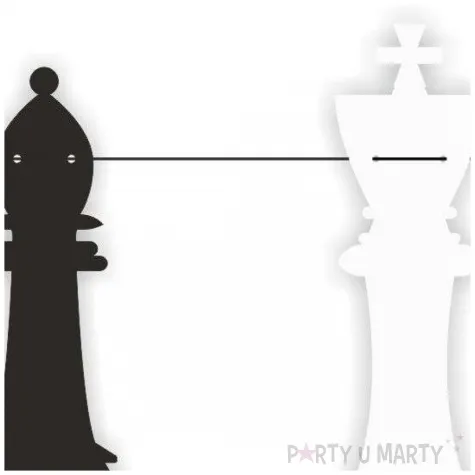 baner szachy czarno bialy 2 5 m