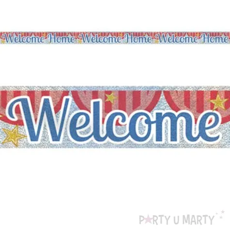 baner tasma welcome home 12 6 x 274 cm