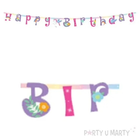 baner teczowy jednorozec godan 160 cm