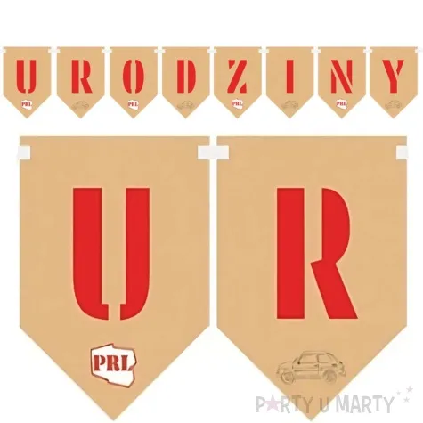 baner urodziny prl congee 300 cm