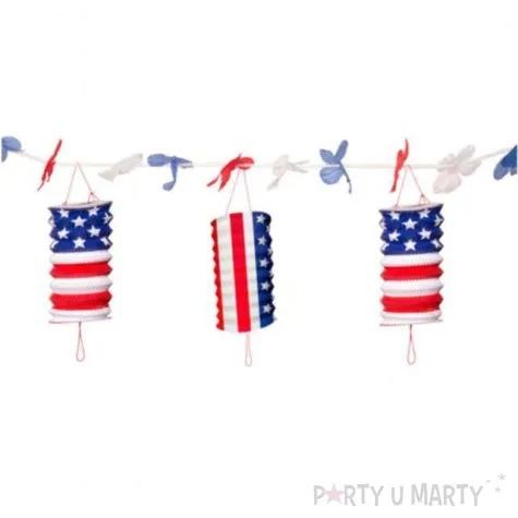 baner usa party lampion folat 360 cm