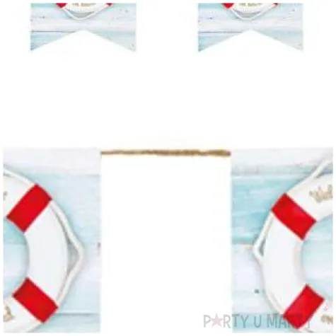 baner welcome on board kolo ratunkowe blekitny boland 400 cm