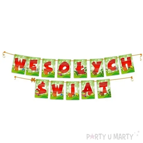 baner wesolych swiat 1 7 m