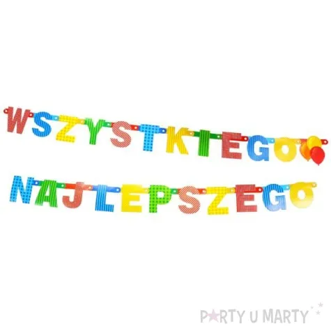 baner wszystkiego najlepszego mix godan 230 cm