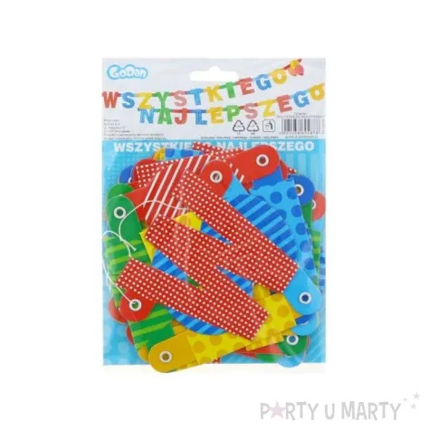 baner wszystkiego najlepszego mix godan 230 cm