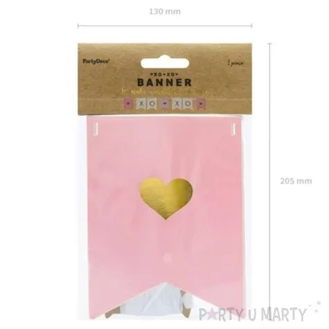 baner xo xo mix partydeco 95 cm