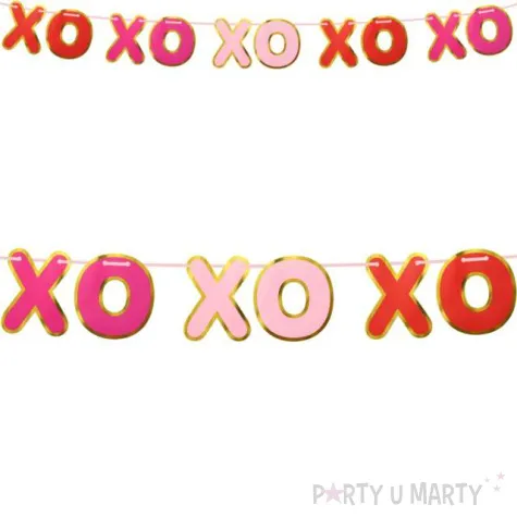 baner xoxo czerwony godan 200 cm