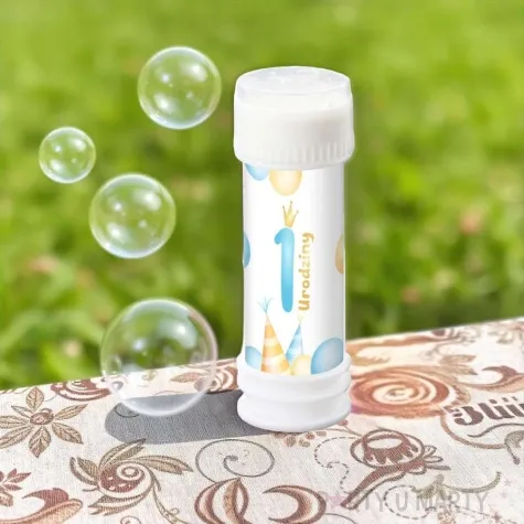 banki mydlane 1 urodziny baloniki blekitny