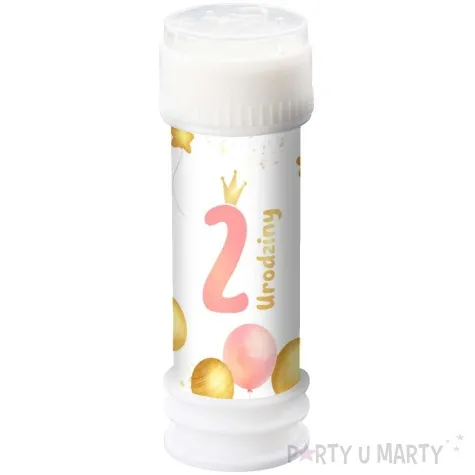 banki mydlane 2 urodziny baloniki rozowy jasny