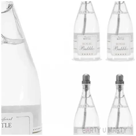 banki mydlane butelka szampana royal partydeco 25 ml 6 szt
