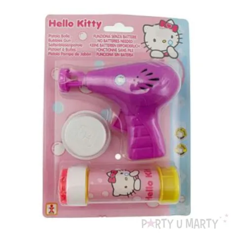 banki mydlane z pistoletem hello kitty