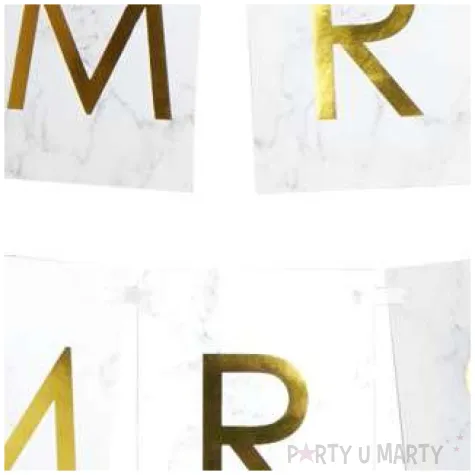 banner flagi na krzeslo mr mrs zloty godan