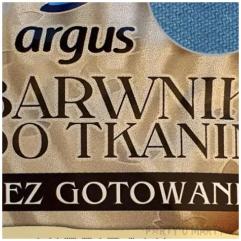 barwnik do tkanin bez gotowania niebieski argus 15 g