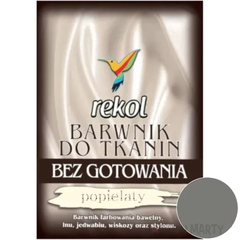 barwnik do tkanin bez gotowania popielaty rekol 15 g