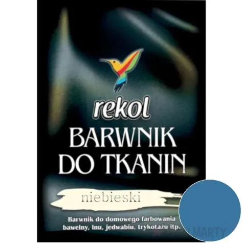 barwnik do tkanin do gotowania niebieski rekol 15 g