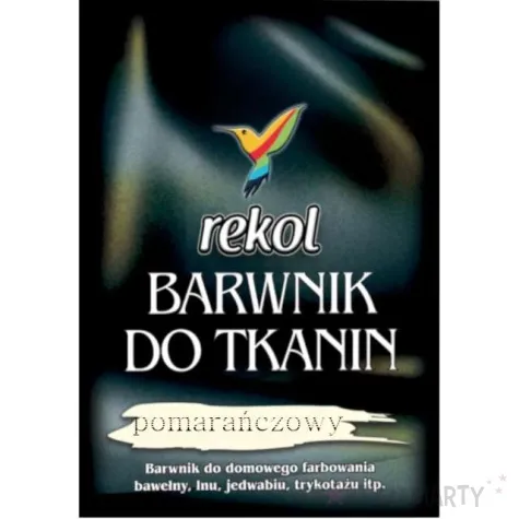 barwnik do tkanin do gotowania pomaranczowy rekol 15 g