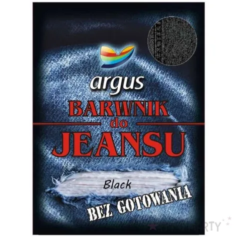 barwnik do tkanin jeans czarny argus 15 g
