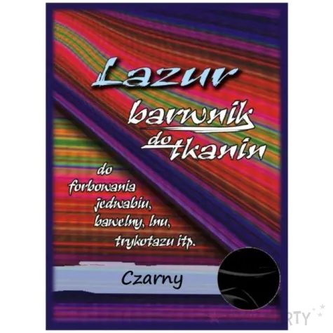 barwnik do tkanin lazur czarny argus 18 g