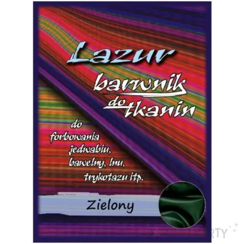 barwnik do tkanin lazur zielony argus 18 g