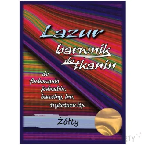 barwnik do tkanin lazur zolty argus 18 g