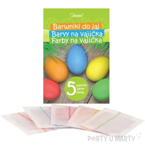 barwniki do jajek arpex mix 5 szt