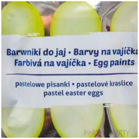 barwniki do jajek classic 3 kolory mix zolty arpex