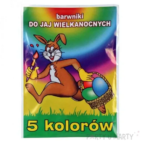 barwniki do jajek jajko kolor 5 mix arpex