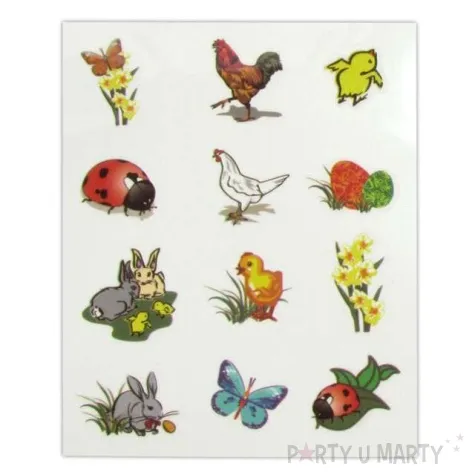 barwniki do jajek jajko kolor 5 naklejki mix arpex