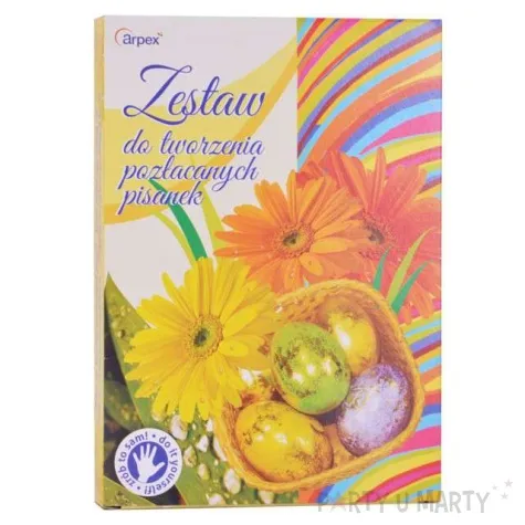 barwniki do jajek jajko kolor pozlacany mix arpex