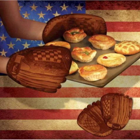 baseballowa rekawica kuchenna