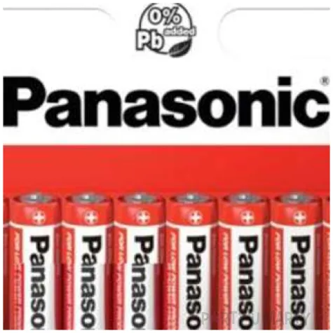 bateria aa panasonic red 12 szt