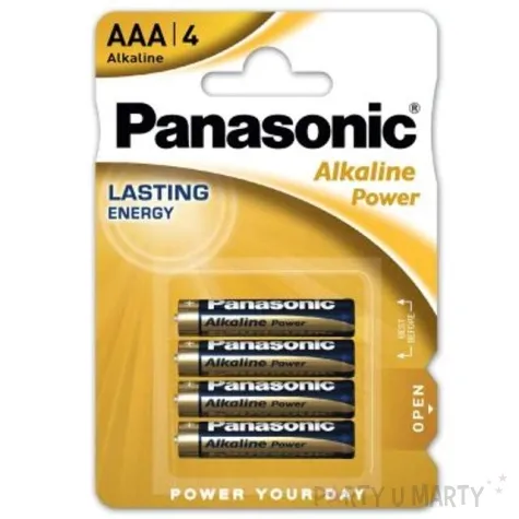bateria aaa panasonic alkaline power 4 szt