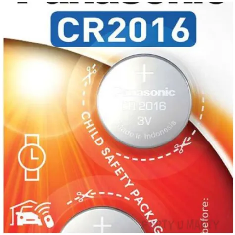 bateria cr2016 panasonic lithium 2 szt