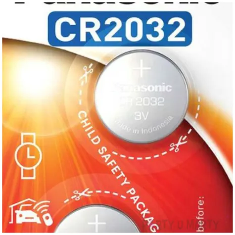 bateria cr2032 panasonic lithium 2 szt