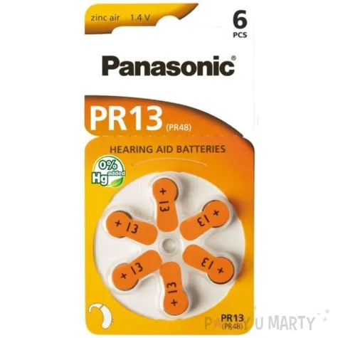 bateria pr13 panasonic 6 szt
