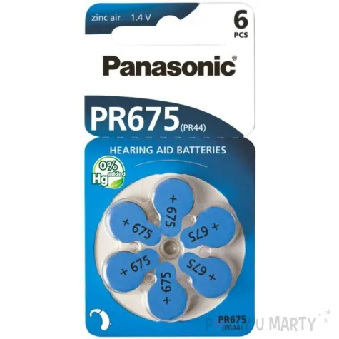 bateria pr675 panasonic 6 szt
